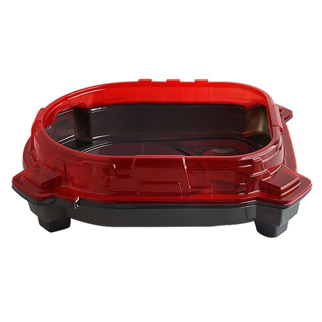 mophrati Plastic Burst Gyro Stadium Plate Stadium Enhanced Performance Toys Children, Red