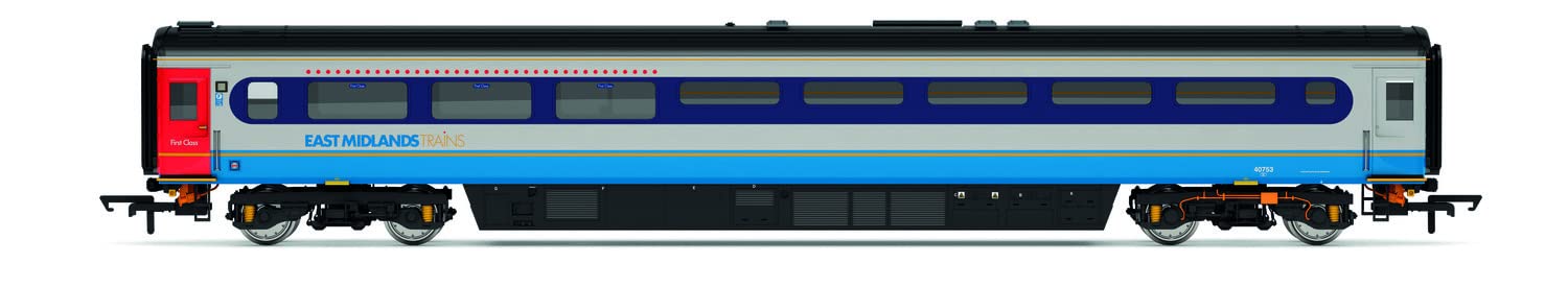 Hornby East Midlands MK3 Coach F 40753 TFKB - Era 10. Coaches & Coach Packs.,Blue