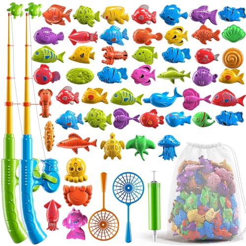 Jeu de pêche 56 pièces : cadeau d'anniversaire idéal