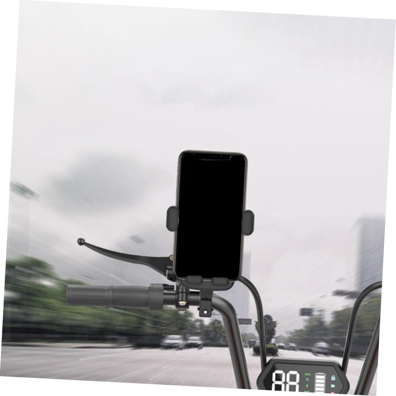 Gatuida 3pezzi Supporto Smartphone Per Bicicletta e Porta Telefono Rotante e Installazione Facile Per Bici Ed Elettriche Compatibile Con Vari Modelli