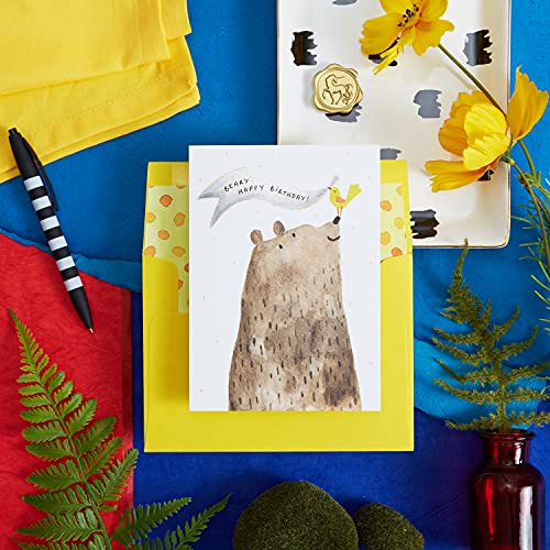 Carte d'anniversaire Ours NIQUEA.D papeterie de prestige au design soigné - 2