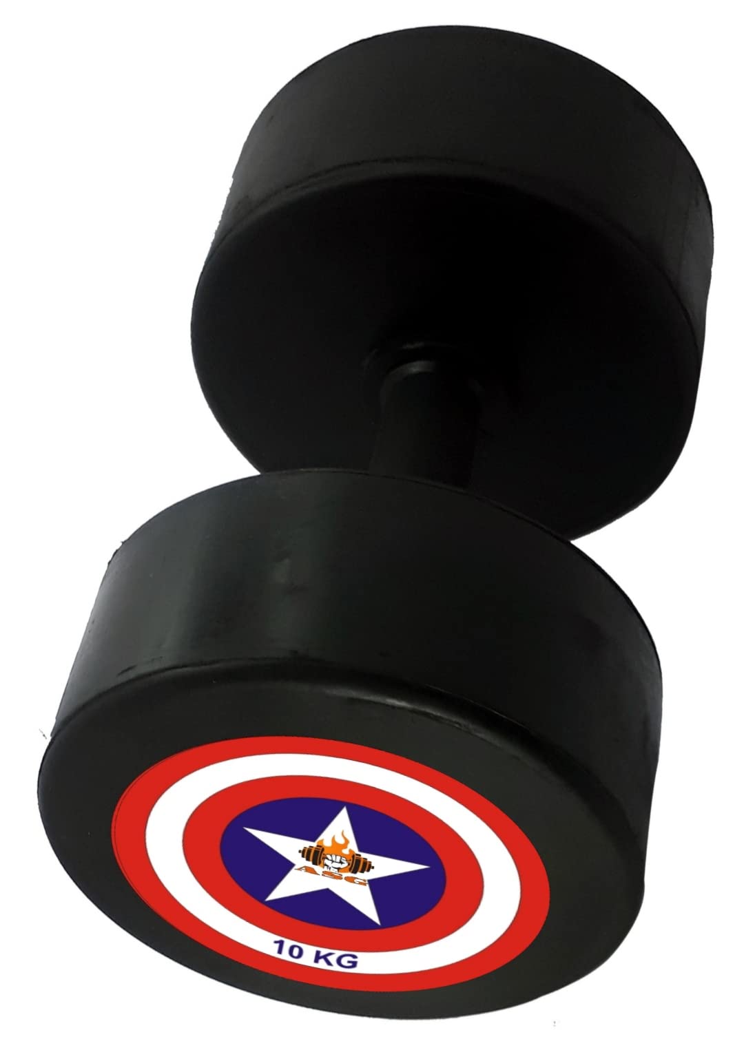 POWER ZONE Captain America Dumbbell 10kg single Piece / 10kg×1Piece / Dumbells For Home Gym Exercise and Professional Uses For Beginners and Experts / Weight 10kg (B09FZHMWJJ) Amazon Price History, Amazon Price Tracker