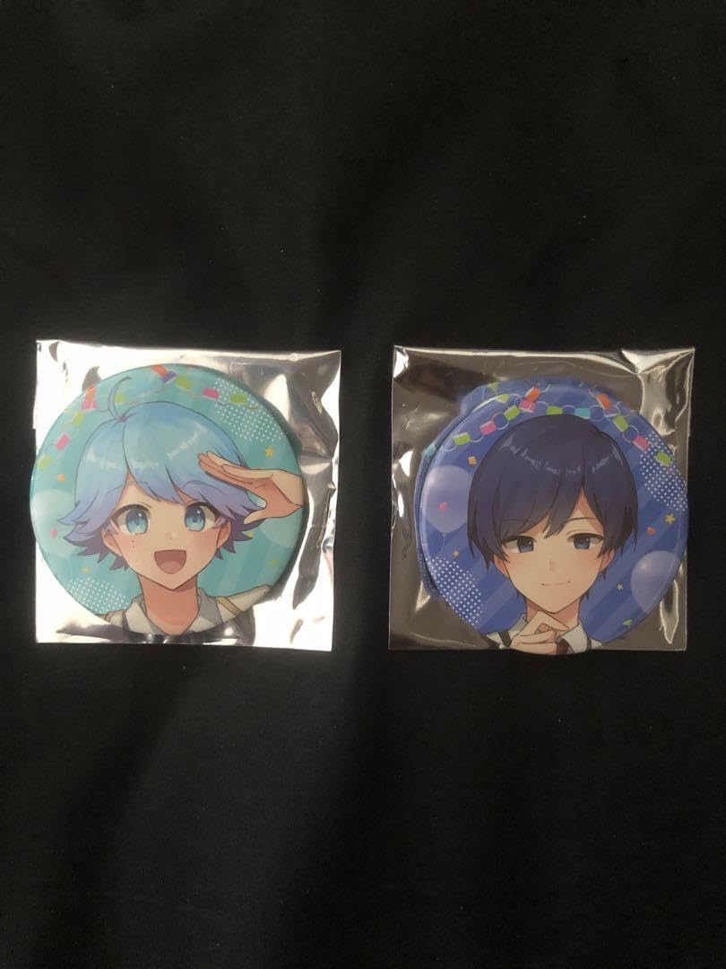 Amazon.co.jp: いれいす 青組 ボイシング学園祭 缶バッジ : おもちゃ