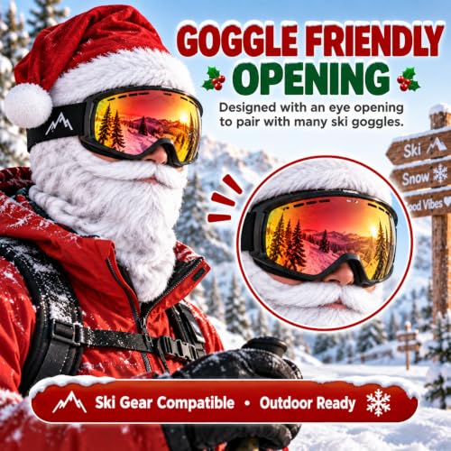 2026 Christmas Ski Balaclava Mask, 3D Animal Face Cover for Skiing，#A - image 7