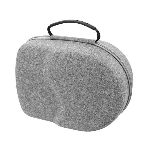 Hensych Boîte de rangement pour manettes de casque de jeu Oculus Quest 2 VR - En EVA rigide - Portable - Sac à main pour lunettes Oculus Quest 2 VR - Console de jeu Elite - Gris