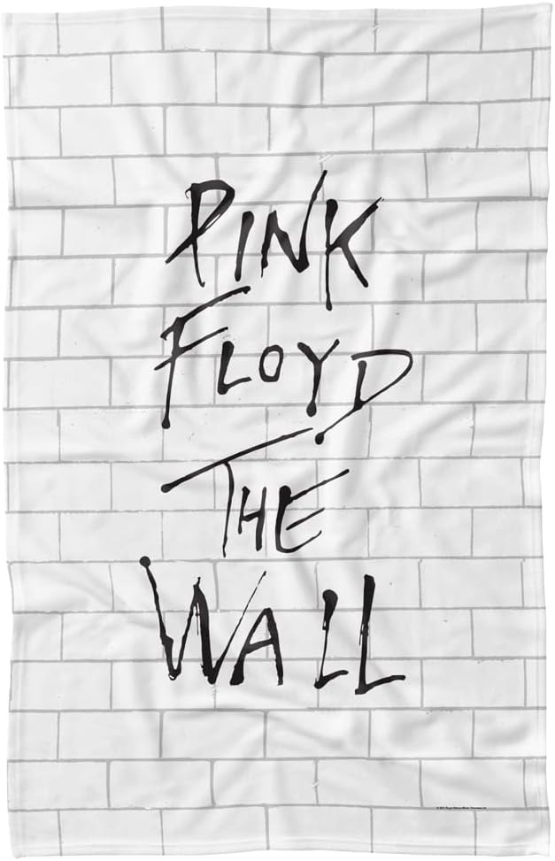 LOGOVISION Pink Floyd Blanket, 36"x58", The Wall Album Cover, Fleece Blanket