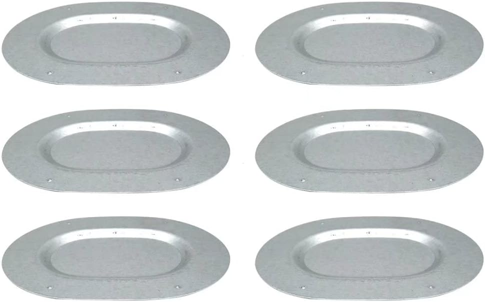USonline911 6pc Metal Trunk Floor Pan Drain Plugs Set Plate Covers for 1968-74 Nova, 1971-74 Ventura, 73/74 Omega, Apollo INL14820