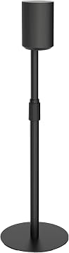 PEGZONE Speaker Stand Compatible with SONOS Era 300 and Era 100, Height Adjustable up to 42.6, Floor Stand with Cable Management, Speaker Mount, Black, 1 Pack