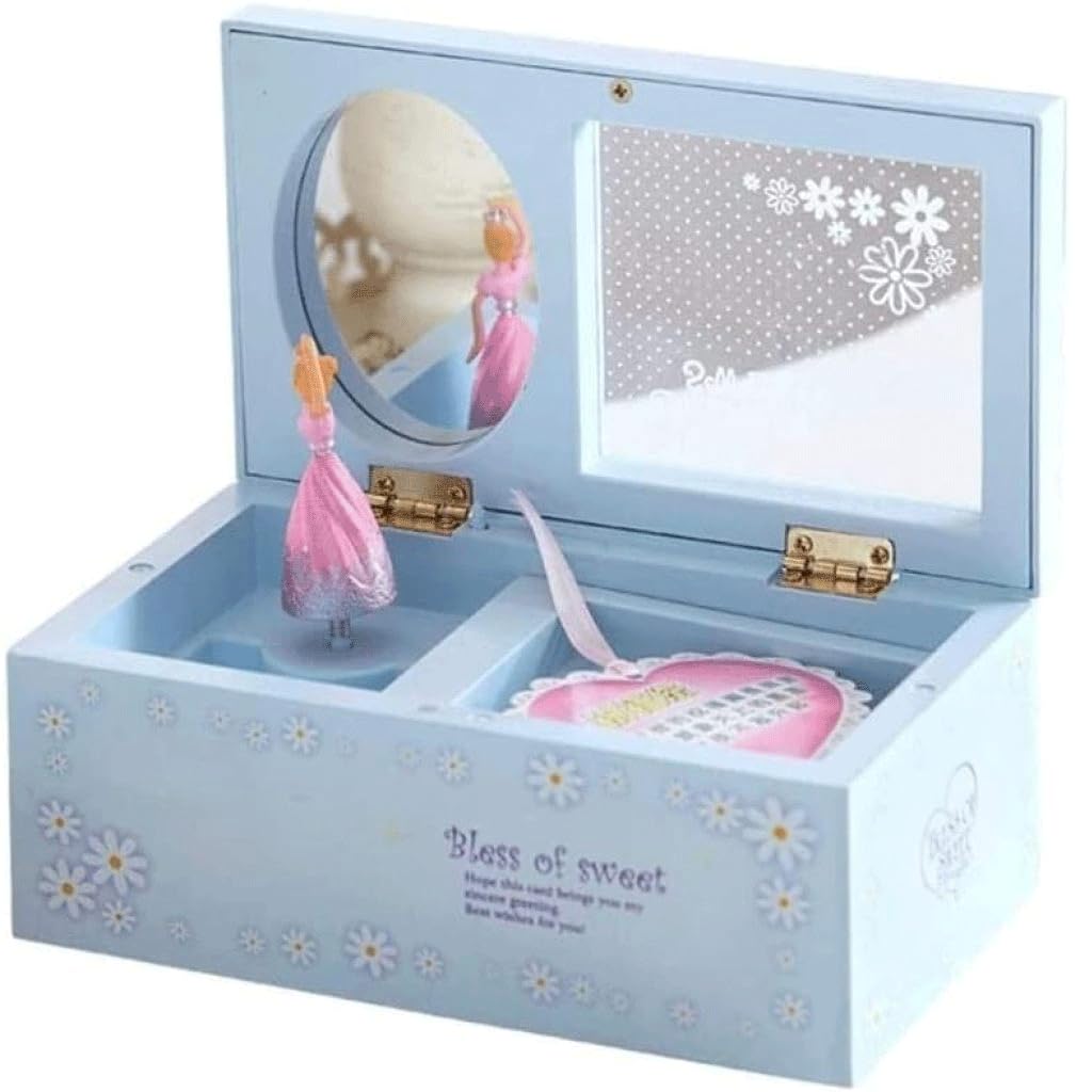 Caja de música de baile LAFSFBDF con acabados de plástico creativo