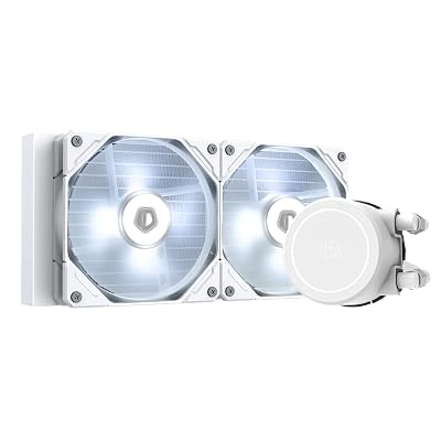 ID-COOLING FROSTFLOW X 240 Snow CPU Water Cooler LGA1700 Com - best gaming cooling 360mm aio