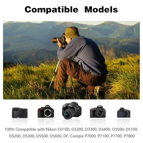 Batería EN-EL14 EN-EL14a de repuesto y cargador rápido para Nikon D3500 D5600 2