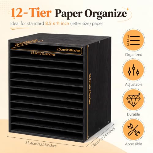 Fiwochic 12.4" x 9.8" Construction Paper Organizer by Fiwochic - Image 2