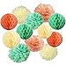 Produktbild Furuix Babyparty Mädchen Mint Green Peach Cream Tissue Papier Pom Pom Baby Dusche Braut Dusche Geburtstag Dekor Hochzeit Dekor