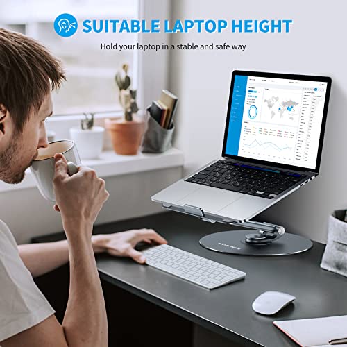 SmartDevil-Laptop-Stand-for-Desk-Adjustable-Height-to-20-Computer-Stand-for-Laptop-Laptop-Riser-with-360-Rotating-Base-Portable-Laptop-Holder-for-MacBook-Air-Pro-All-Laptops-up-to-17-inches