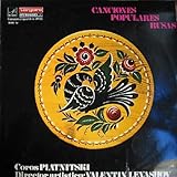 Antiguo vinilo - Old Vinyl .- CANCIONES POPULARES RUSAS.COROS:PLATNITSKI.DIR. ANTÍSTICO:VALENTIN LEVASHOW.