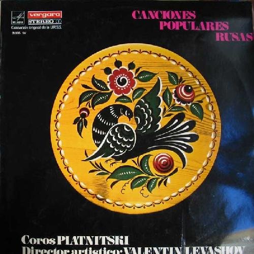 Antiguo vinilo - Old Vinyl .- CANCIONES POPULARES RUSAS.COROS:PLATNITSKI.DIR. ANTÍSTICO:VALENTIN LEVASHOW.