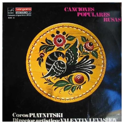 Antiguo vinilo - Old Vinyl .- CANCIONES POPULARES RUSAS.COROS:PLATNITSKI.DIR. ANTÍSTICO:VALENTIN LEVASHOW.