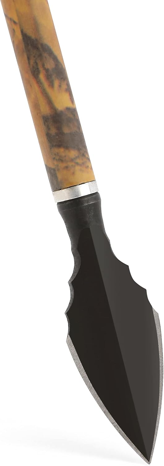 ZSHJGJR Archery Hunting Broadheads Traditional Hunting Arrow Heads Solid Metal Screw-in Arrow Tips for Archery Outdoor Hunting Target Shooting 3/6/12Pack