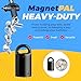 MagnetPal 3 pack Heavy-Duty Neodymium Anti-Rust Magnet, Best for Magnetic Stud Finder / Key Organizer / Indoor and Outdoor Multi Uses, Yellow with Key Ring (SP-MPM3YL)