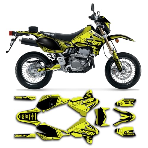 Kungfu Graphics Suzuki DR-Z400 DRZ400 SM Complete Graphic Decal Kit