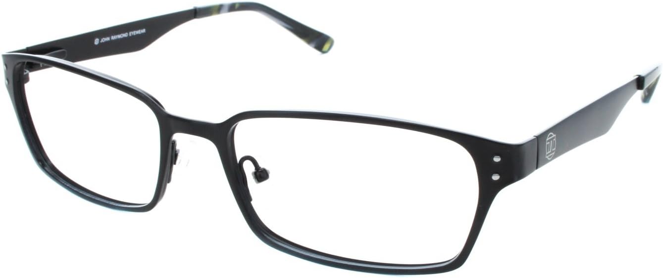 John Raymond Fade Mens Eyeglass Frames - Black
