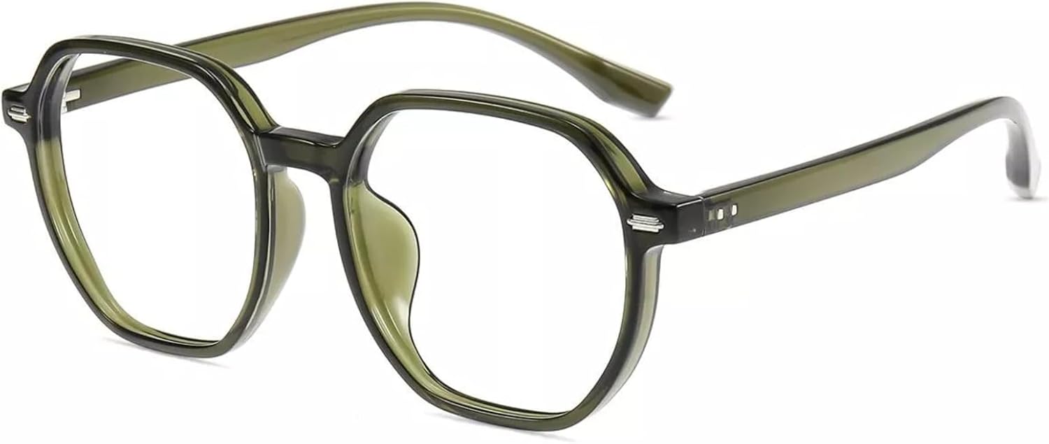 Firmoo Unisex Blue Light Glasses for Women Men TR90 Frame, 14g Ultra-Lightweight Medium Square Shape, Computer Glasses