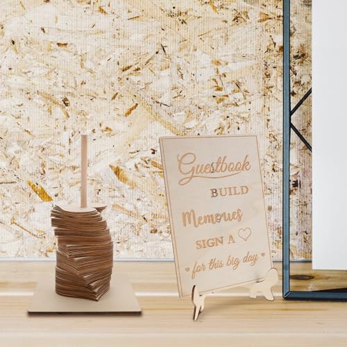 Libro de madera para bodas artesanal y elegante para personalizar tu recepción. 7