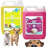 STORM TRADING GROUP 5L Pet Disinfectant Fresh Bubblegum or Lemon Deodoriser Remove Unwanted Stains & Smells (Bubble Gum, 1 x 5 Litre)