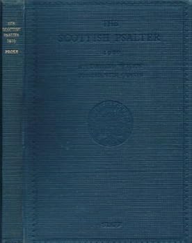 Hardcover The Scottish Psalter 1929 Book