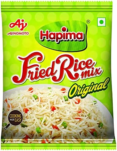 Hapima Fried Rice Mix Original , 185g (Pack of 10*18.5Gr)