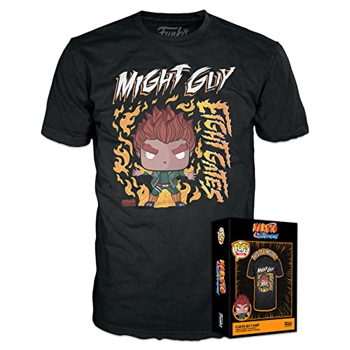 Funko Boxed Tee: Naruto, 8 Gates Guy, Extra Large, (XL), T-Shirt, Clothes, Gift Idea