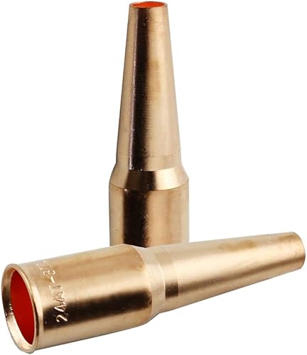 Miniatura 2 de WeldingCity Boquilla de gas 24A-62-SS (tope corto), 58" para pistola de soldadura MIG Tweco Professional #3#4 y Lincoln Magnum 300-450