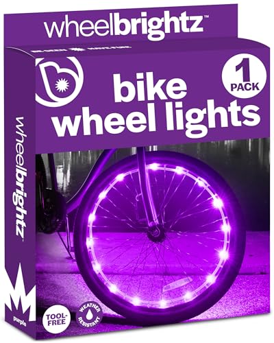 Brightz Wheel Brightz Purple LED ABS Plastics 1 pk