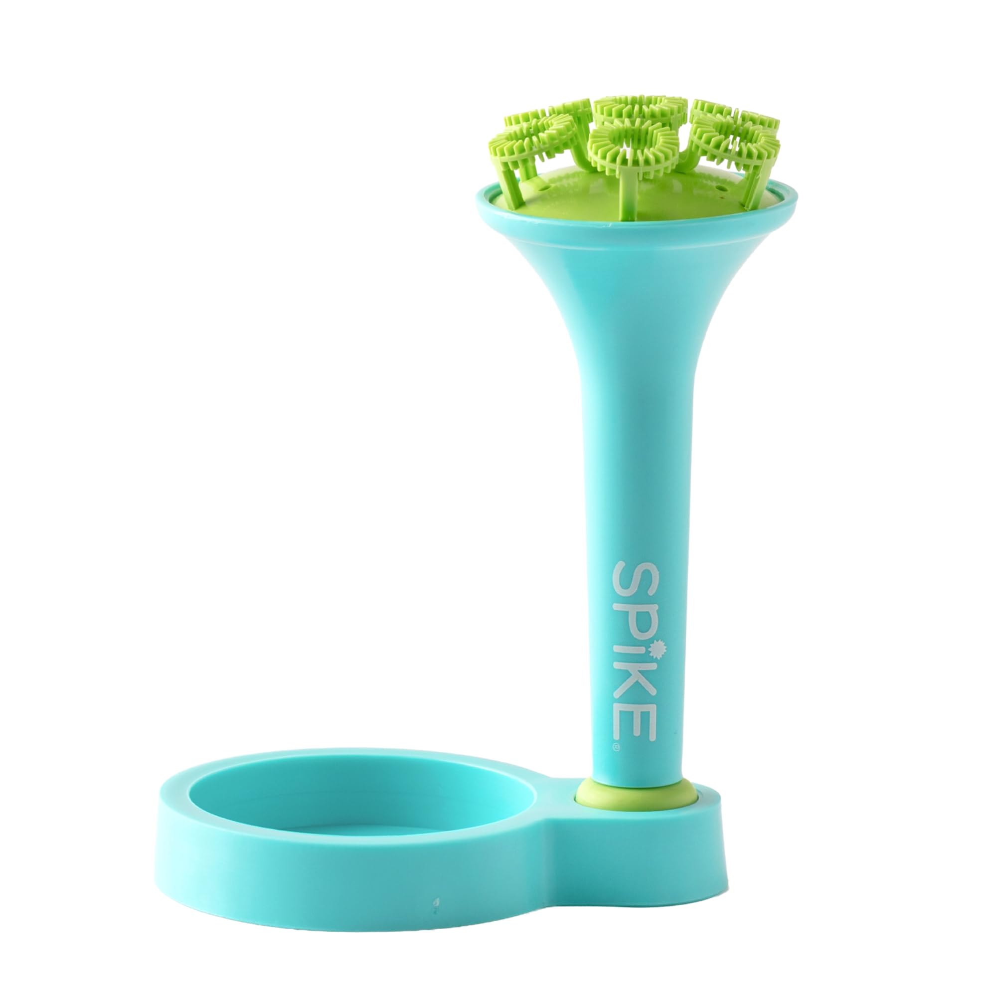 Innobaby Spike EZ Blow Bubble Blower Wand & Dipping Tray Set - Aqua