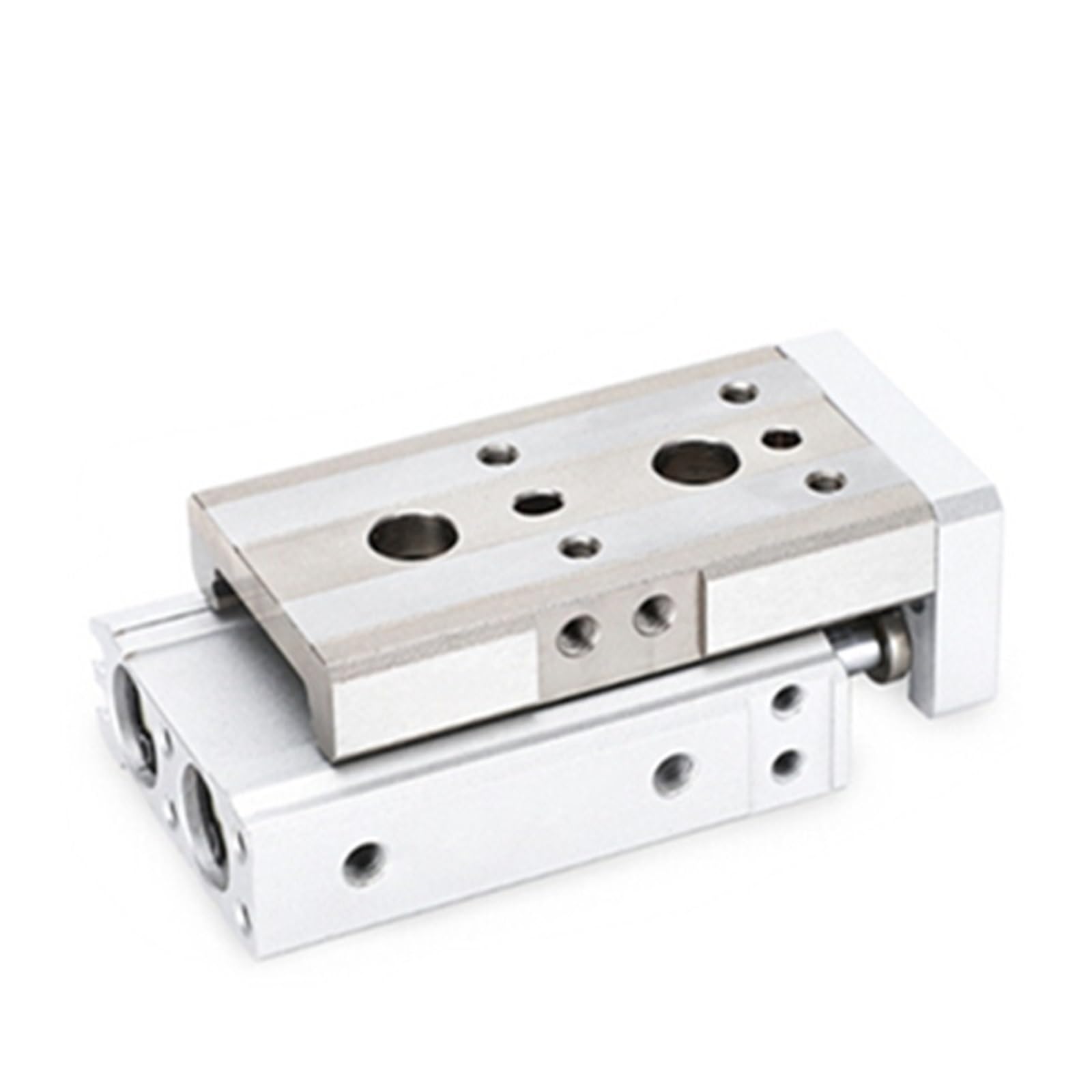 Vérin de table pneumatique réversible MXQR16-30A corrige les erreurs d'alignement industriel