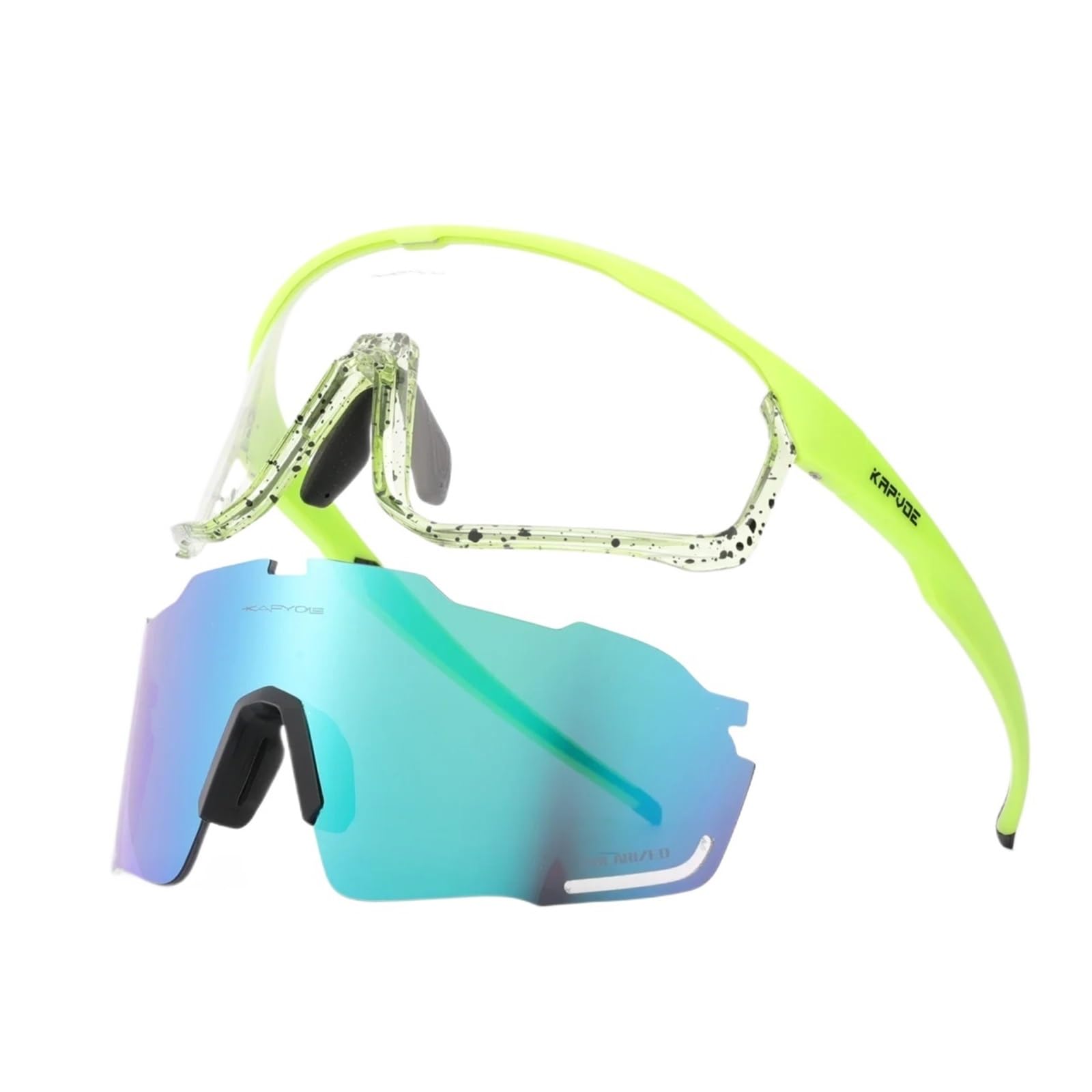 Gafas Ciclismo 1 Glasses With 2 Modes Photochromic Cycling Eyewear Lens Bike Mountain Bicycle Goggle Sport Fishing Running Sunglasses