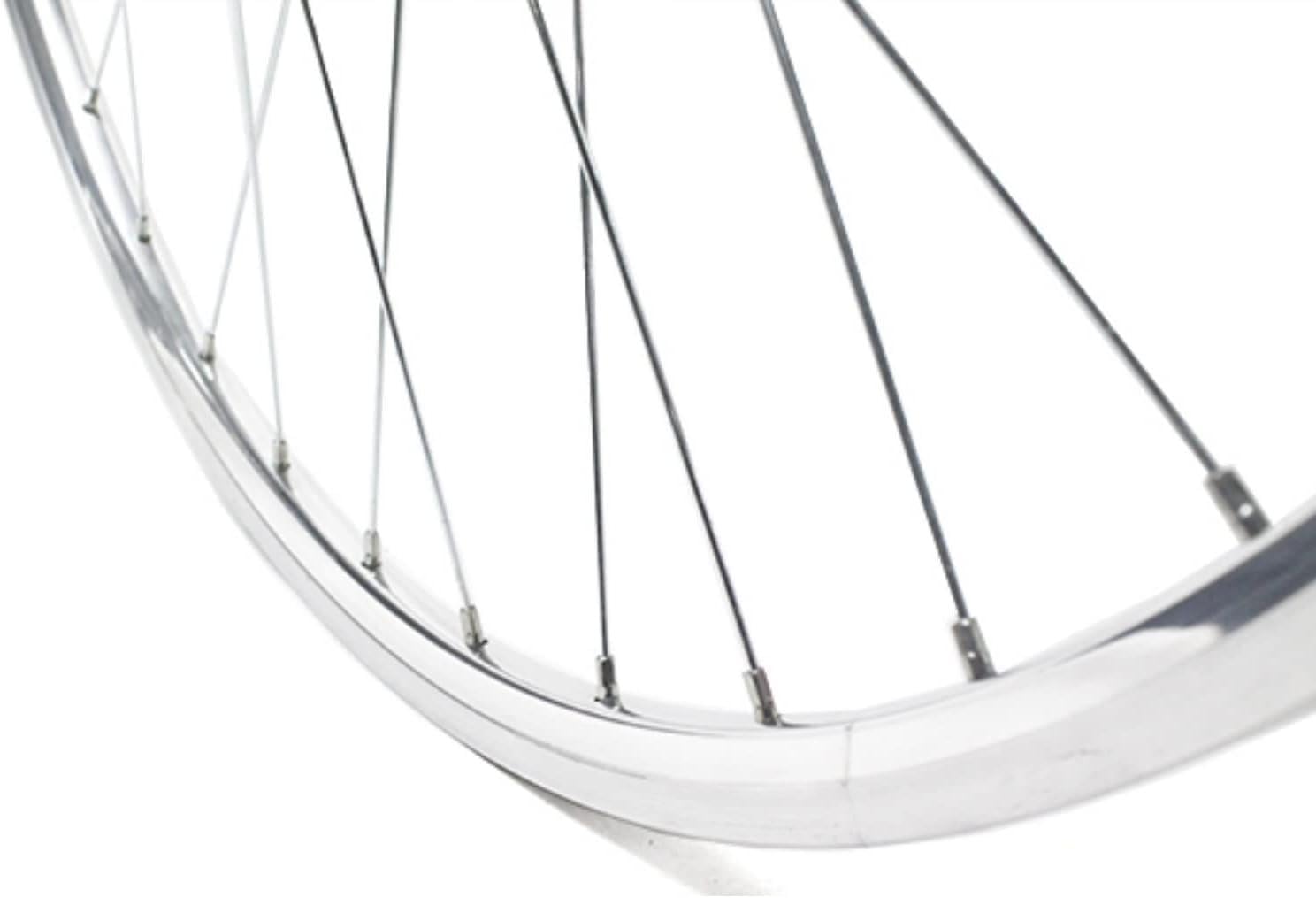 Cerchio Ruota Posteriore Completa 26" x 1.75 con Copertone 26x1.95, Camera d’Aria Valvola Italiana e Pignone 6 Velocità – Kit City Bike/Olanda Bicicletta da Passeggio