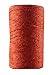 Huachnet Orange Jute Twine Best Arts Crafts Twine Industrial Packing Materials Heavy Duty Durable Natural Twine 4 Strands for Gardening Applications-2mm(W)*100 Meters(L)