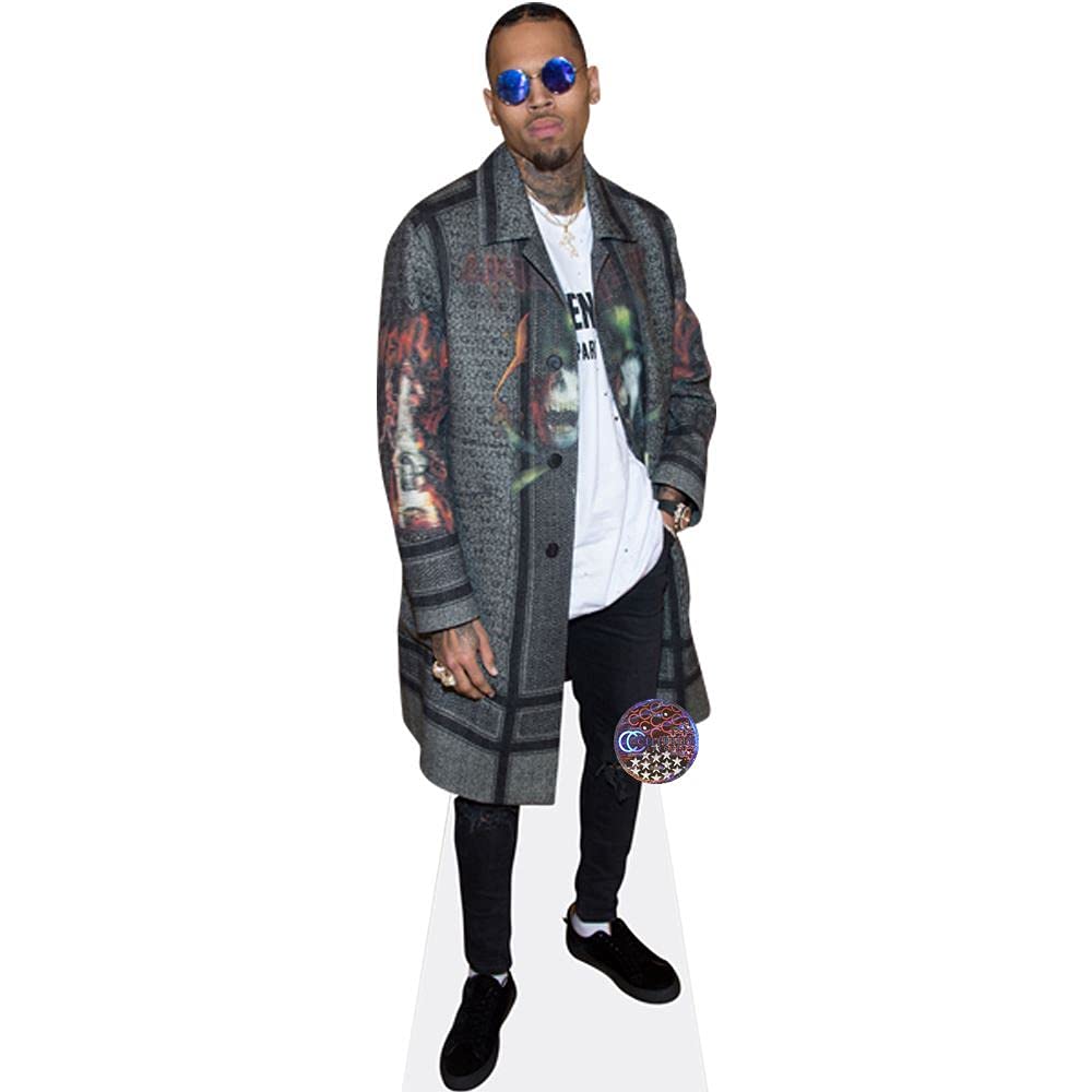 Celebrity Cutouts Life Size Cutout Chris Brown (Coat)