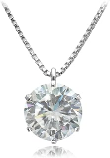 [華きらり] 天然ダイヤモンド ネックレス 1.0ct 鑑定書付き Dカラー SI2クラス VeryGoodカット 一粒 プラチナ