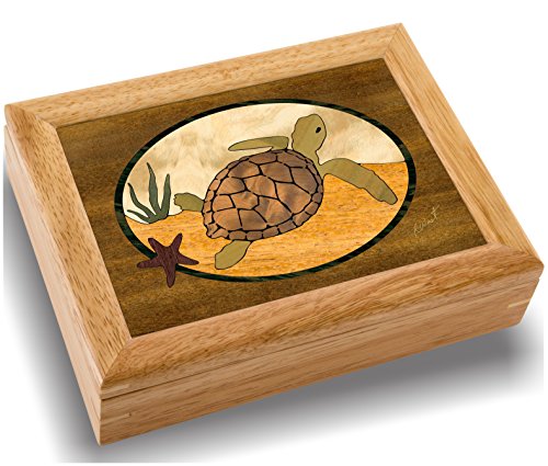 Wood Art Boussole Rose Box
