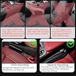 2PCS Car Seat Gap Filler Organizer – No Drop Seat Guard for Cars & SUVs | Universal Fit, Durable & Easy Install | Prevents Phone, Keys, Wallet from Falling Between Seats (Black) - Image 4