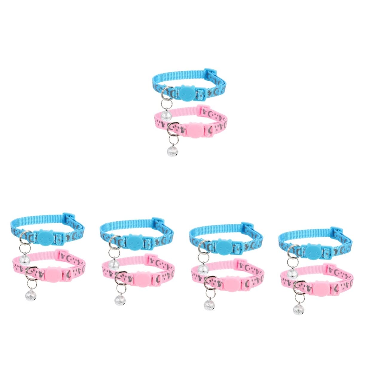 Collier pour chat réfléchissant et ajustable pour sécuriser les balades nocturnes du félin