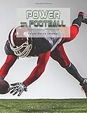  Power In Football: 5x5 Graph Paper Journal, Notebook, Diary, Log Book, Total 110 Pages to Note, Paper Dimension 8.5 x 11 inches, Blank Journal, Creative Space to Write Your Thoughts, Soft Matte Cover