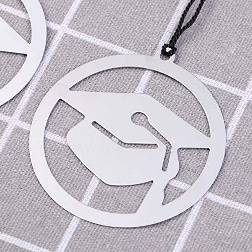 Amosfun 10 segnalibri in acciaio inox con tappo