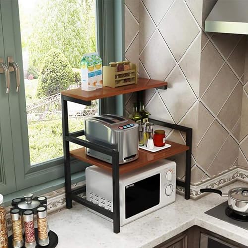 Image of CANCRI 33600 D Series 3-Layer Microwave Stand, OTG Stand, Oven Kitchen Storage Shelf, Counter Top Spice Rack, Multipurpose Rack, Toaster Grill Organizer...
