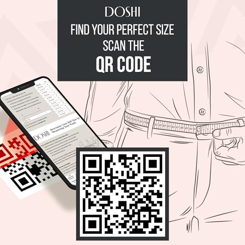 DOSHI Men's Casual Vegan Leather Belt, Jeans, 1.5", OC2