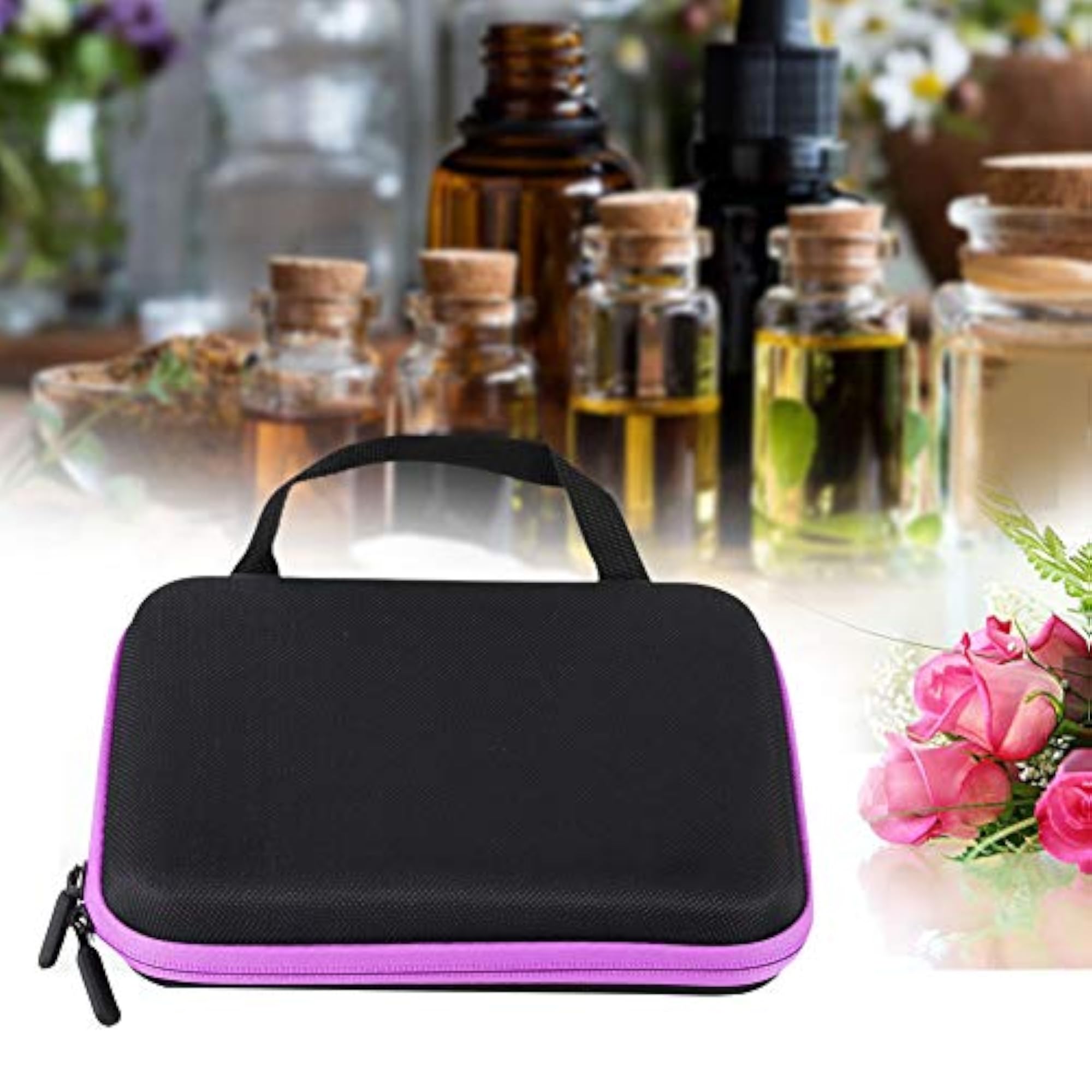 Essential Oil Carrying Case, 63 Slots, Portable Design