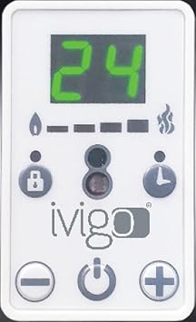 Ivigo Electric Panel Convector Heater Digital 2500 Watt White EPK4590E25B