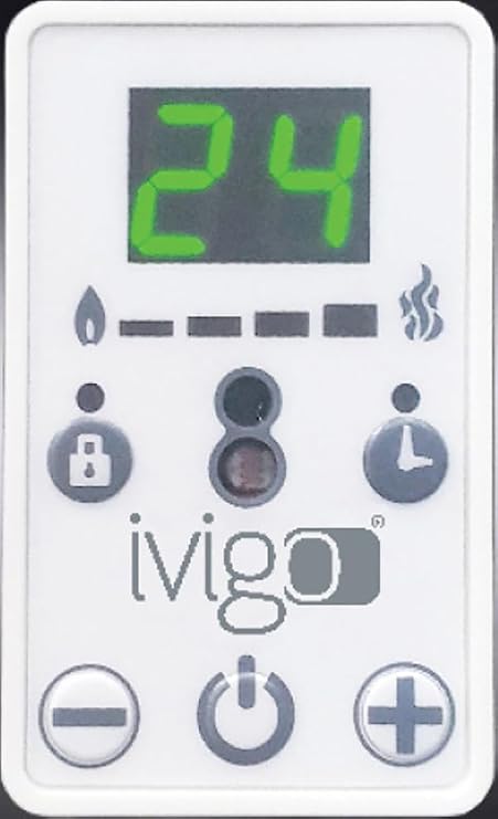 Ivigo Electric Panel Convector Heater Digital 2500 Watt White EPK4590E25B